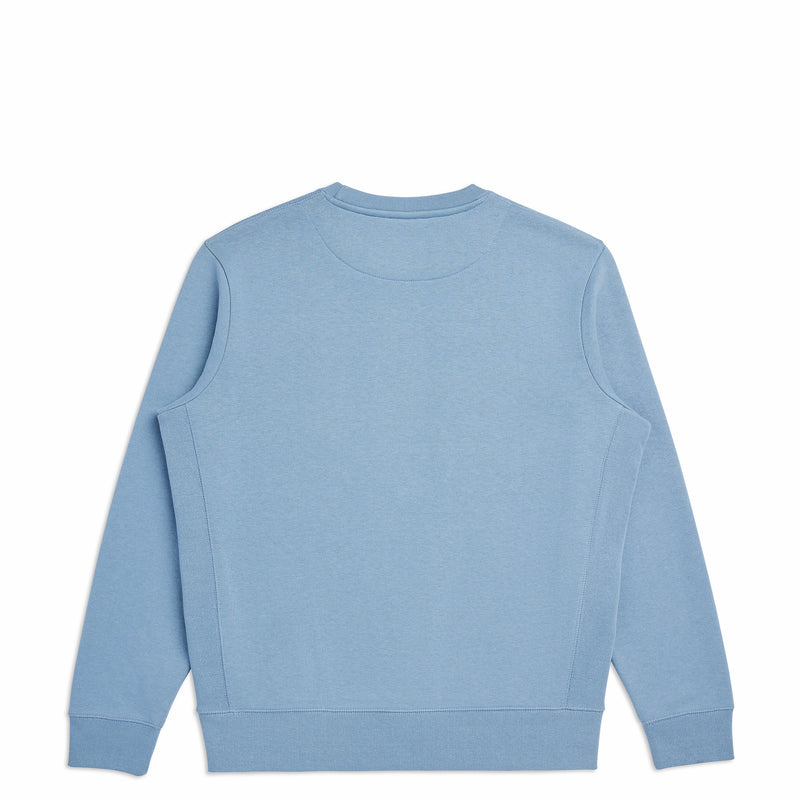Cloudy Blue Organic Cotton Crewneck