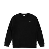 Black Organic Cotton Crewneck Front View