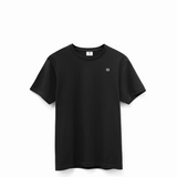 Black SUPIMA® Cotton T-Shirt Front view