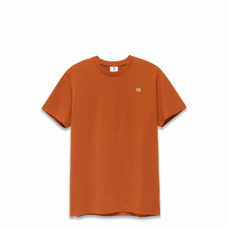 Clay SUPIMA® Cotton T-Shirt Front view