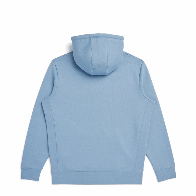 Cloudy Blue Organic Cotton Hoodie Back view