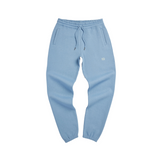 Cloudy Blue Organic Cotton Joggers Front view