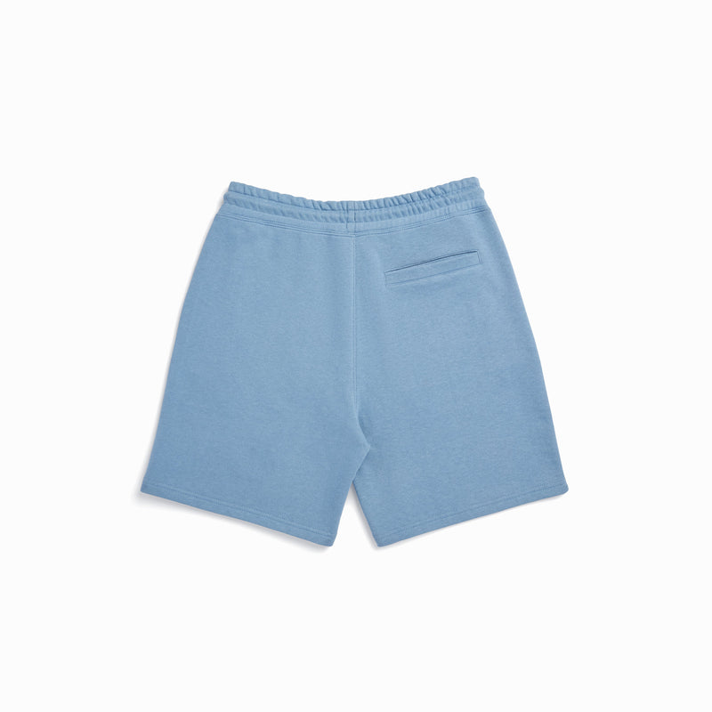 Cloudy Blue Organic Cotton Sweatshorts Back view