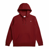 Maroon Organic Cotton Hoodie Back view