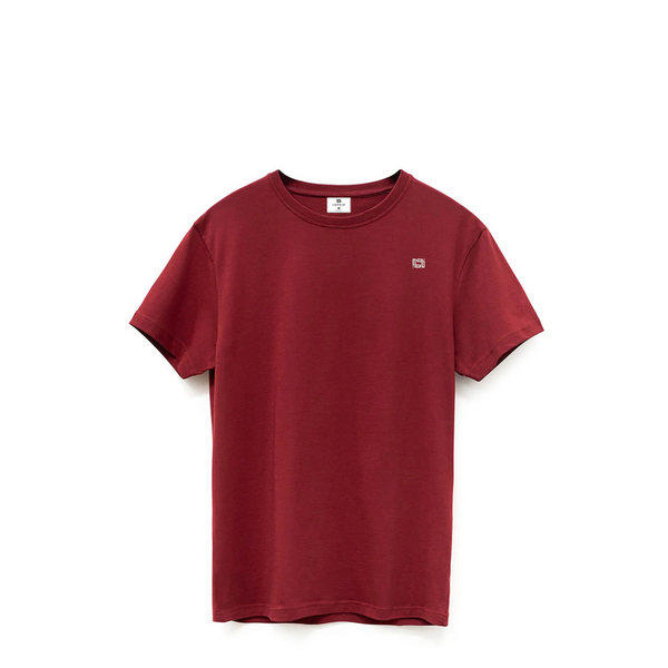 Maroon SUPIMA® Cotton T-Shirt Front view
