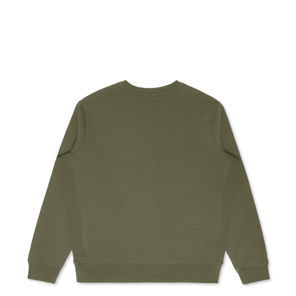 Military Olive Organic Cotton Crewneck
