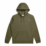 Military Olive Organic Cotton Hoodie Front view