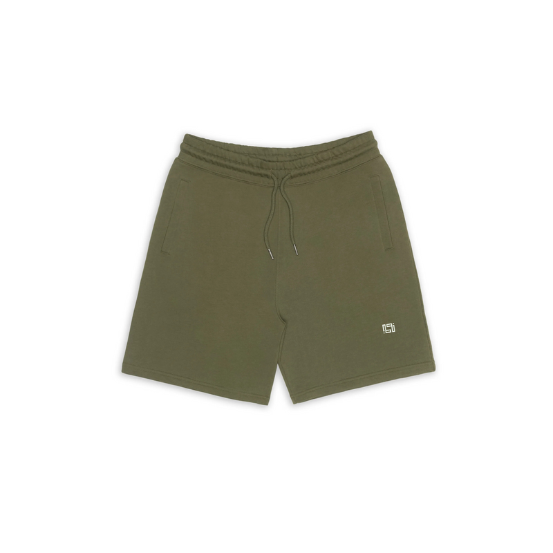 Military Olive Organic Cotton SWEATSHORTS