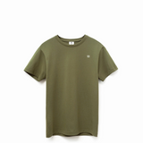 Military Olive SUPIMA® Cotton T-Shirt Front view