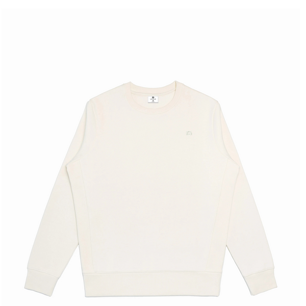 Natural Organic Cotton Crewneck Front view