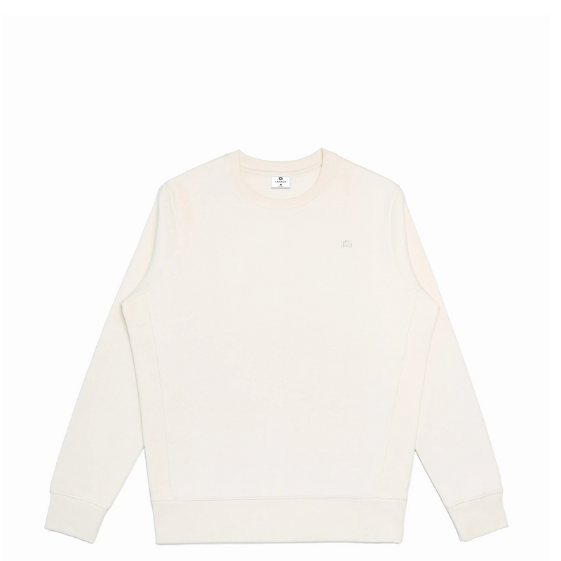 Natural Organic Cotton Crewneck Front view