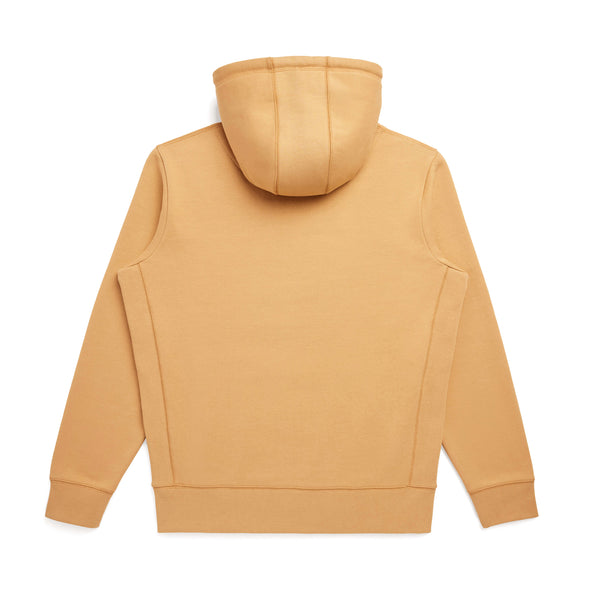Tan Organic Cotton Hoodie Back view