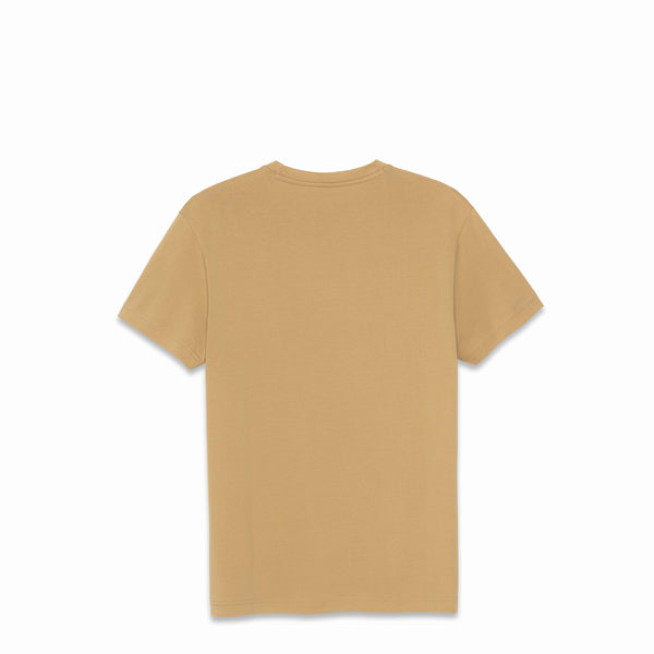 Tan SUPIMA® Cotton T-Shirt Back view