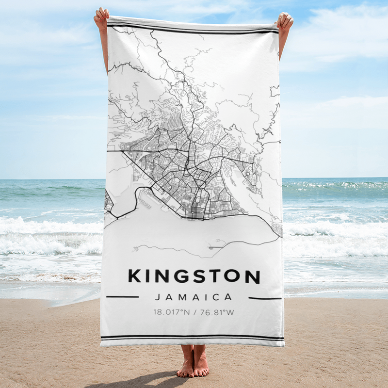 KINGSTON JAMAICA Beach Towel