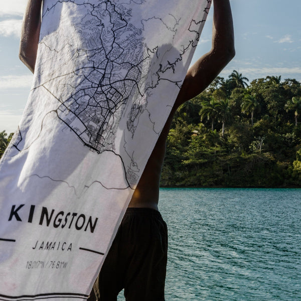 KINGSTON JAMAICA Beach Towel