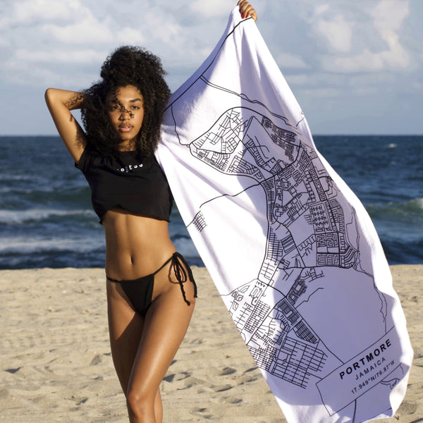 PORTMORE JAMAICA Beach Towel